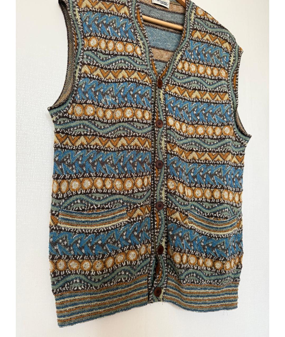 MISSONI Мульти хлопковая жилетка, фото 2