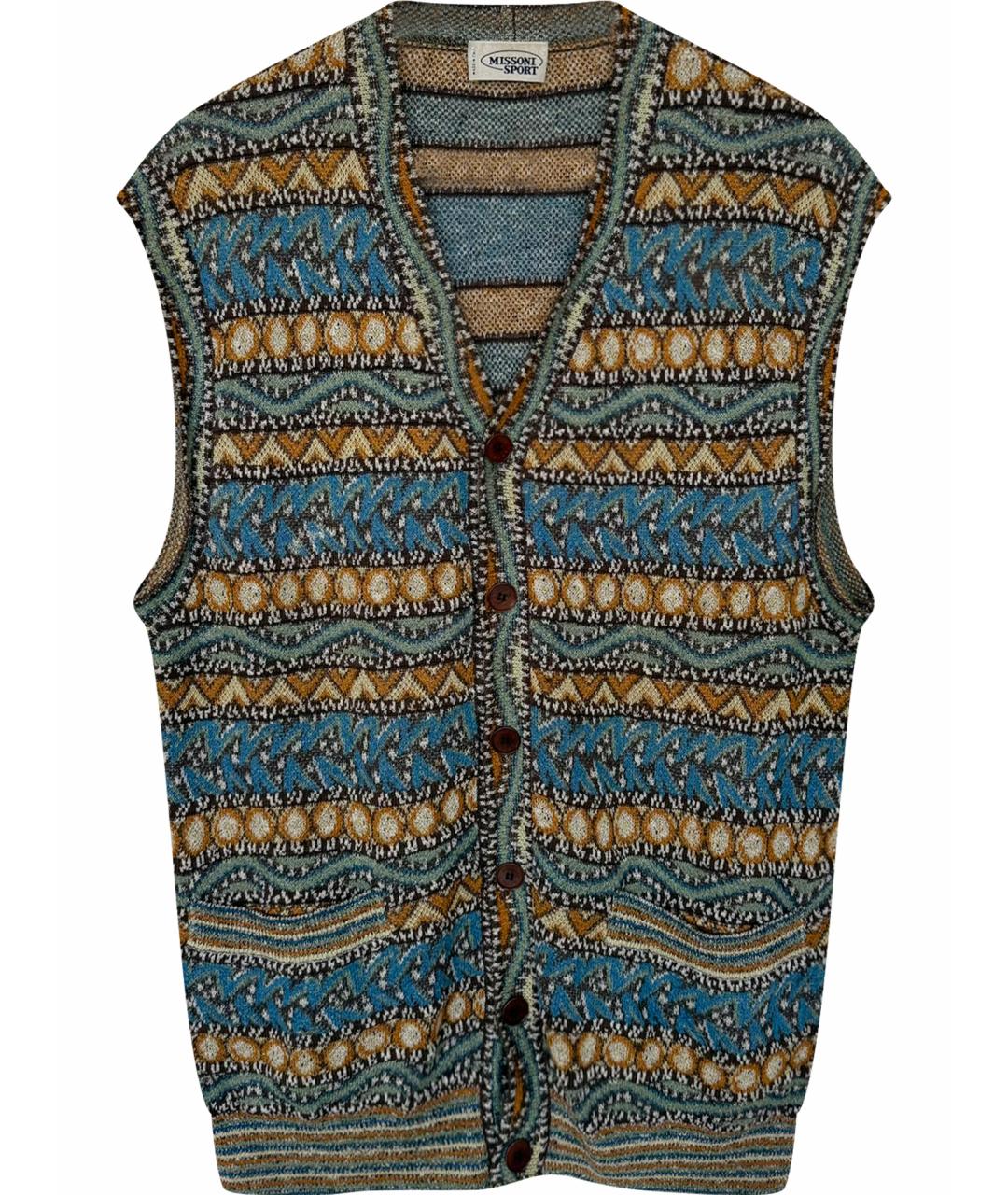 MISSONI Мульти хлопковая жилетка, фото 1