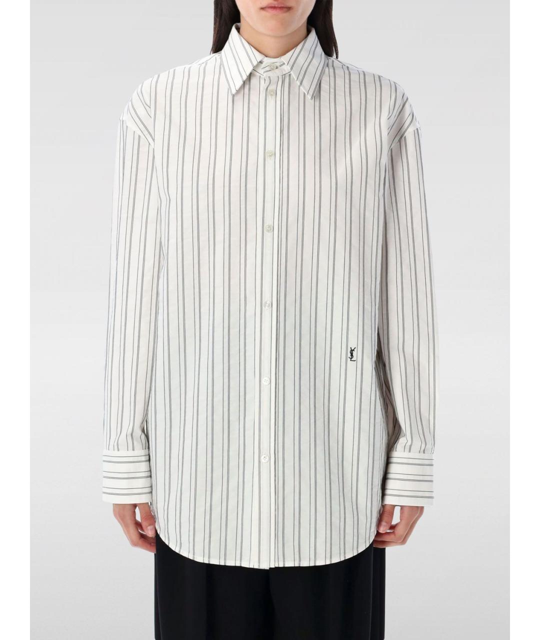 SAINT LAURENT Белая рубашка, фото 2