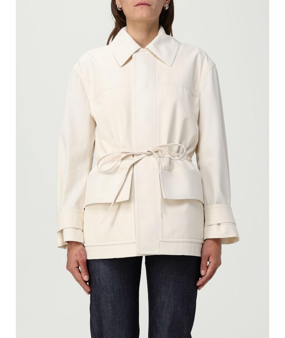 BOTTEGA VENETA Белая куртка, фото 2