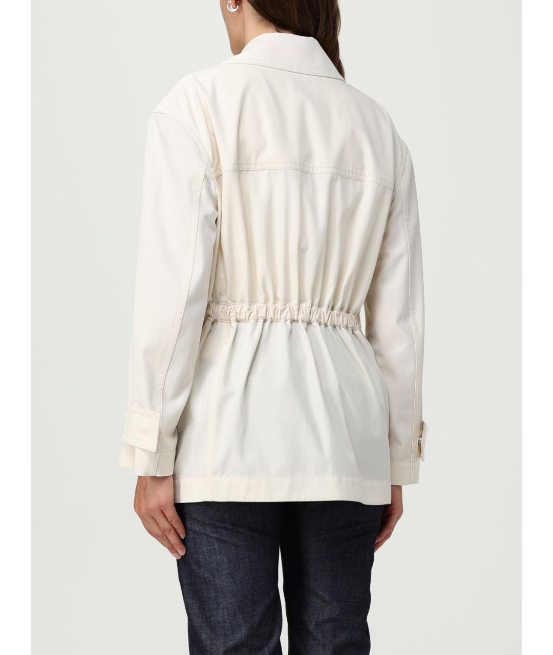 BOTTEGA VENETA Белая куртка, фото 4