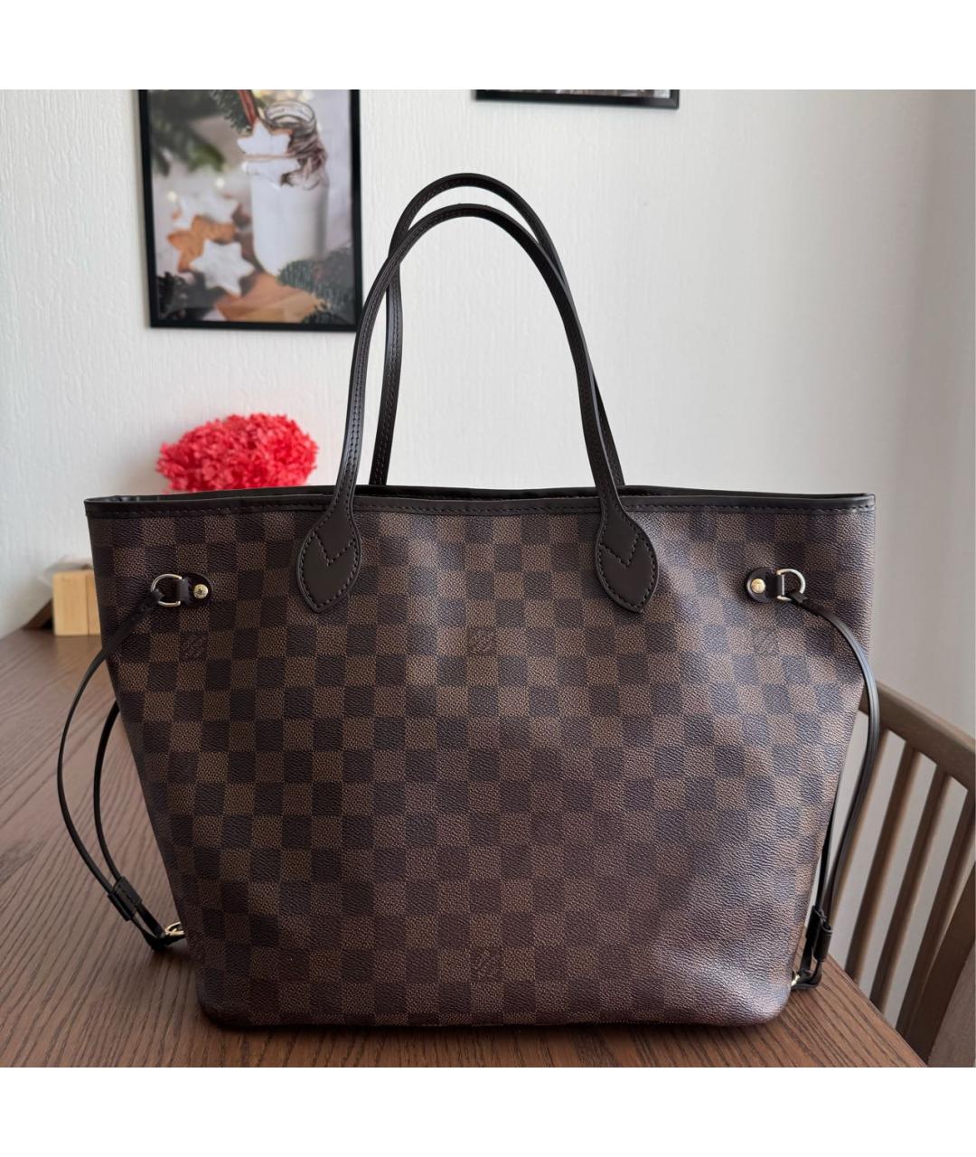 LOUIS VUITTON Коричневая сумка тоут, фото 2