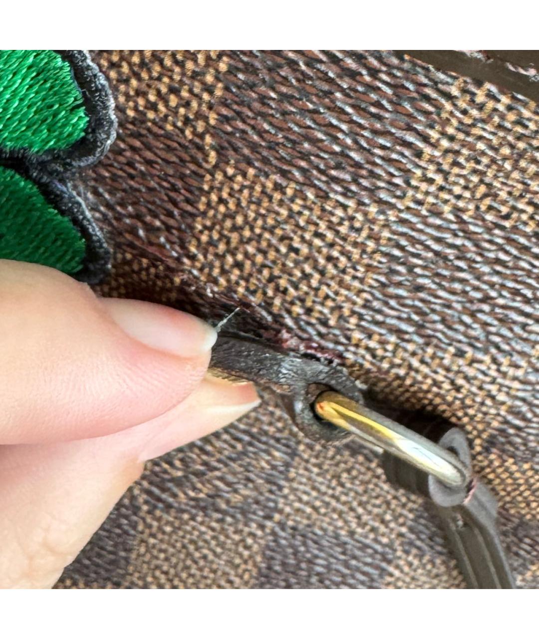 LOUIS VUITTON Коричневая сумка тоут, фото 8
