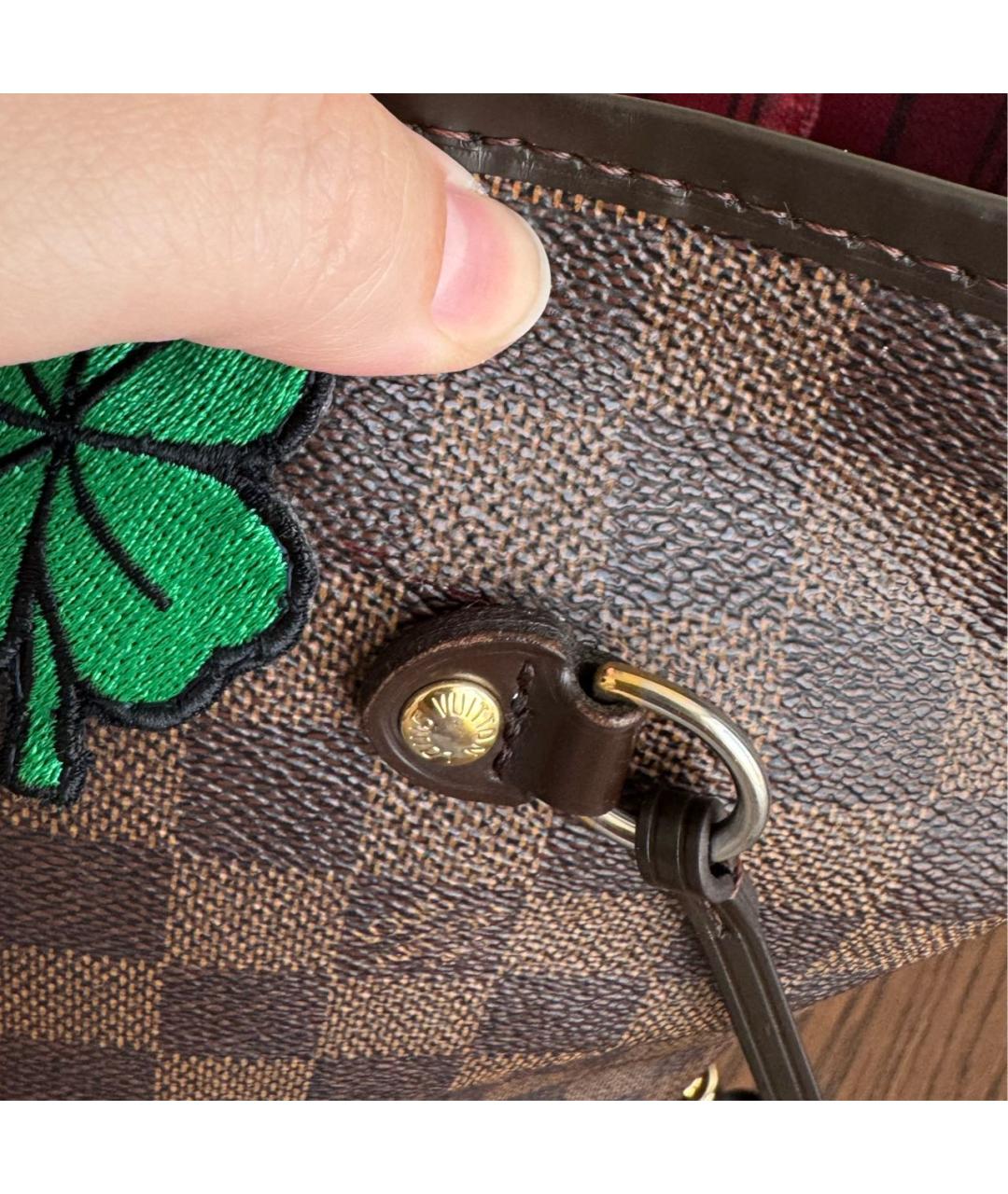 LOUIS VUITTON Коричневая сумка тоут, фото 7