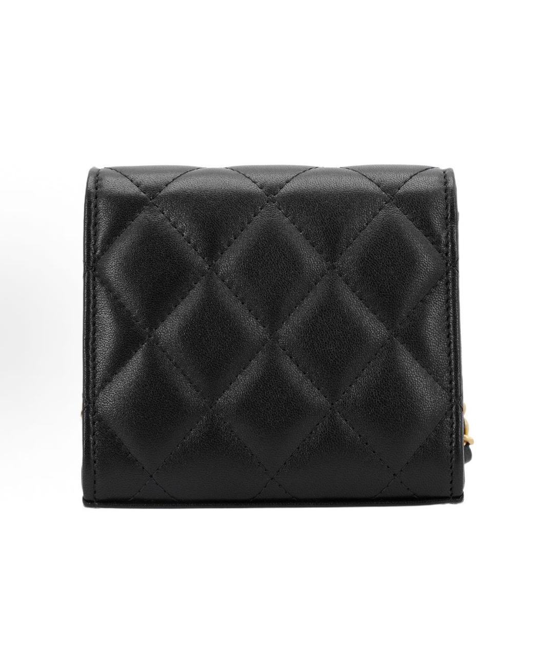 CHANEL Черная кожаная сумка через плечо, фото 3