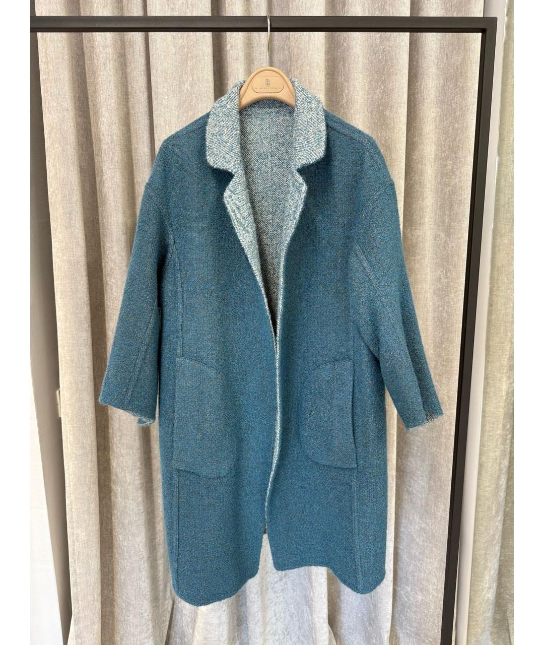 LORO PIANA Зеленые пальто, фото 6