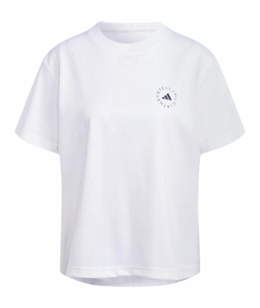 ADIDAS BY STELLA MCCARTNEY Белая полиэстеровая футболка, фото 1