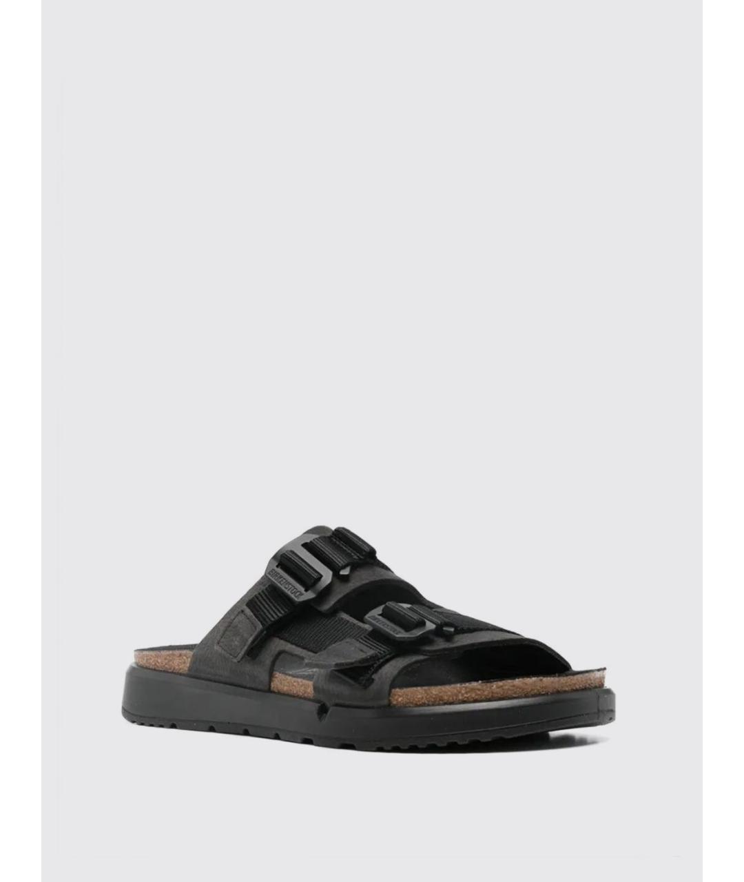 BIRKENSTOCK Черные шлепанцы, фото 2