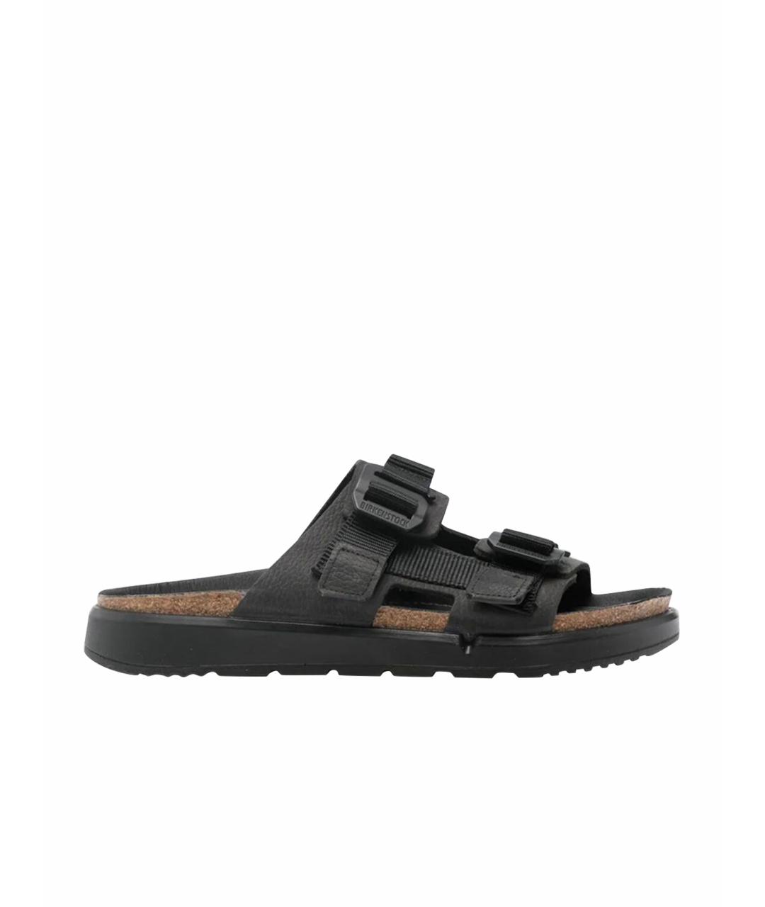 BIRKENSTOCK Черные шлепанцы, фото 1