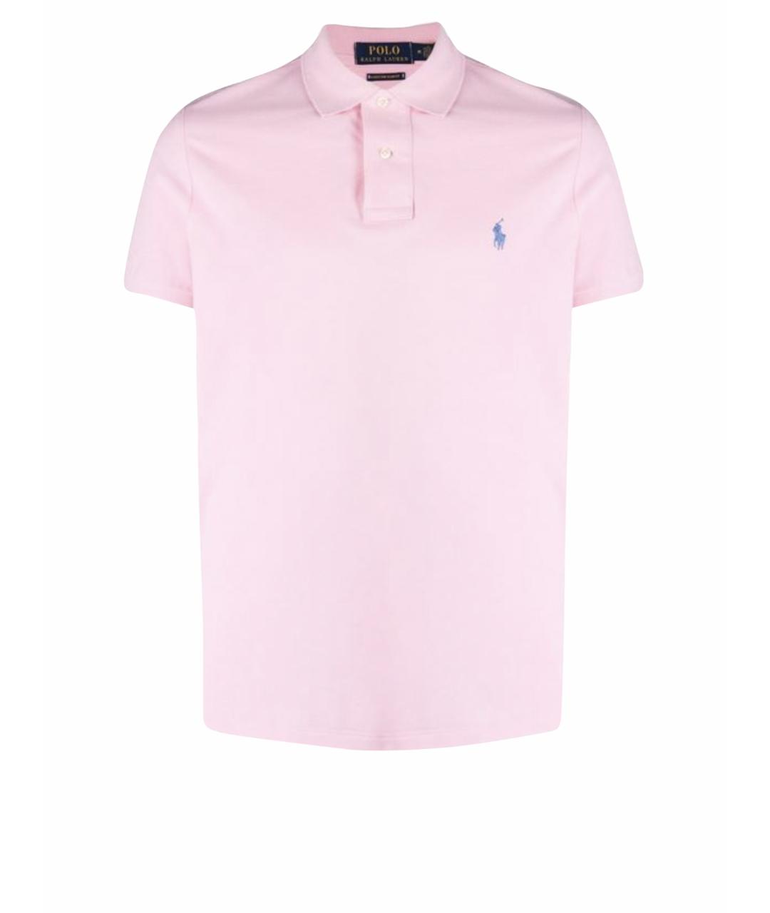 POLO RALPH LAUREN Розовое поло с коротким рукавом, фото 1