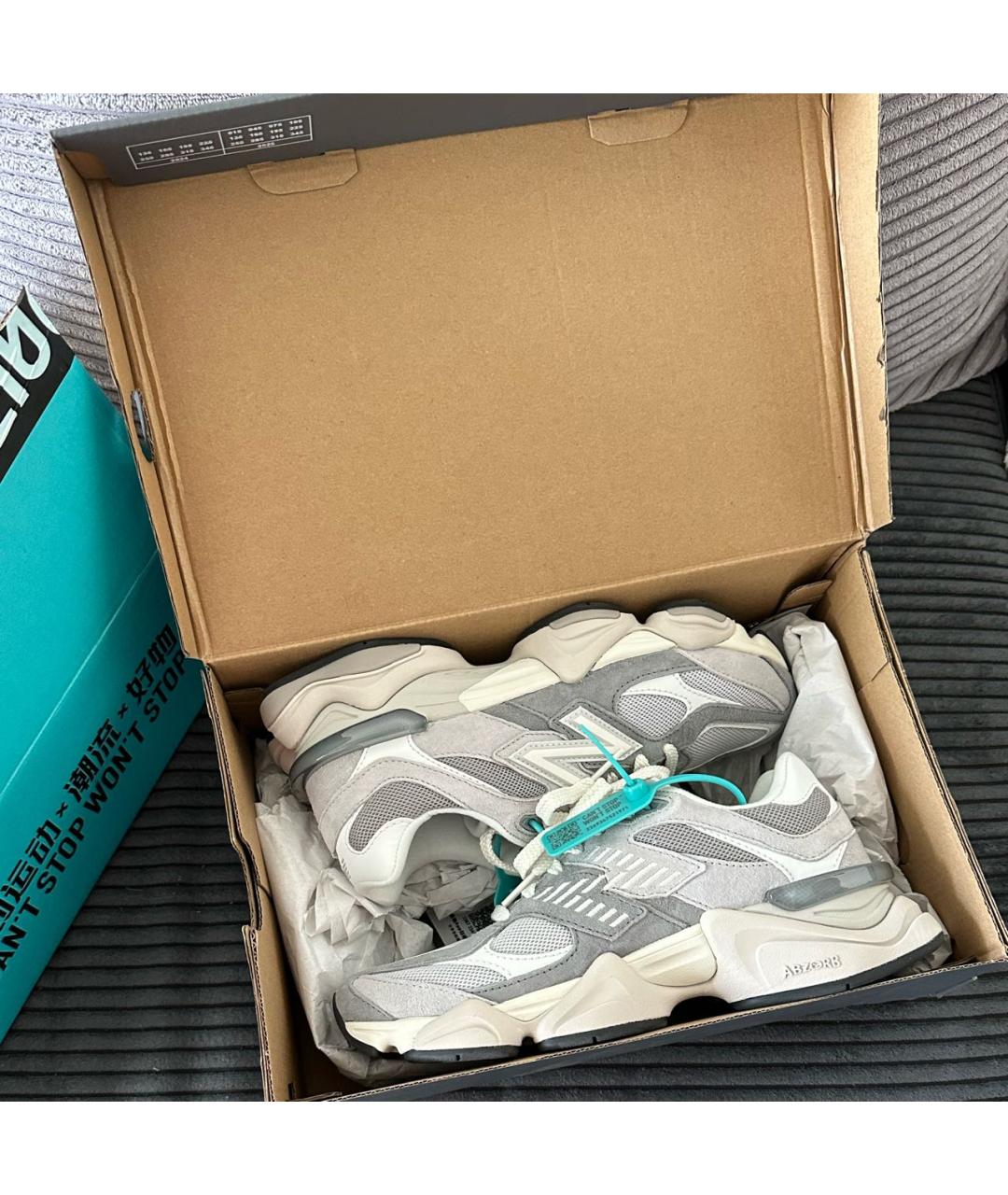 NEW BALANCE Серые кроссовки, фото 5