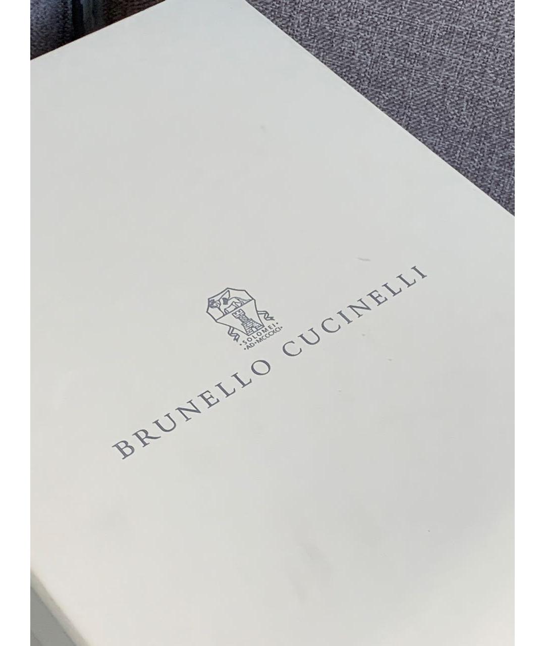 BRUNELLO CUCINELLI Бежевые замшевые кеды, фото 3