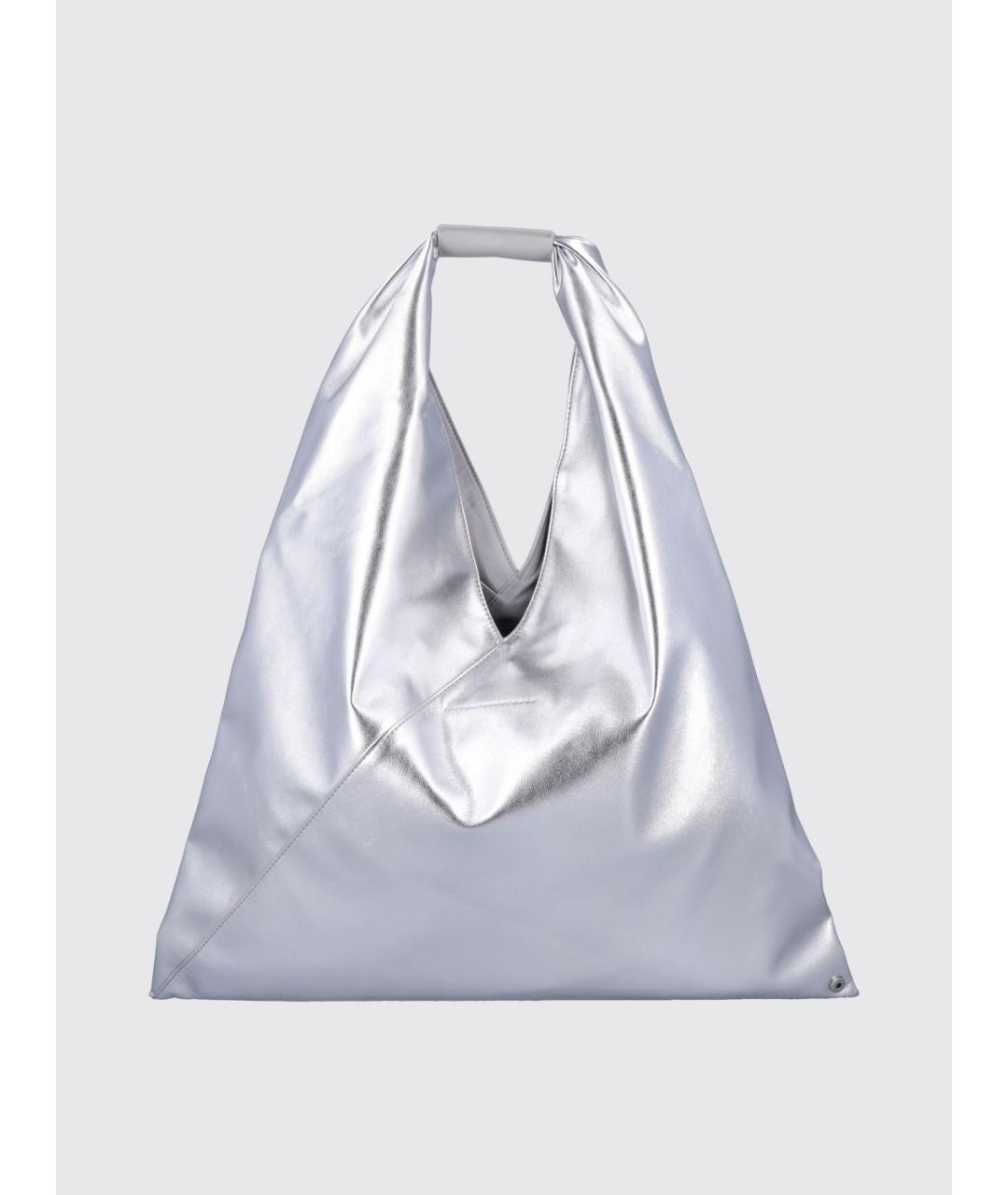 MM6 MAISON MARGIELA Серебряная сумка через плечо из искусственной кожи, фото 2