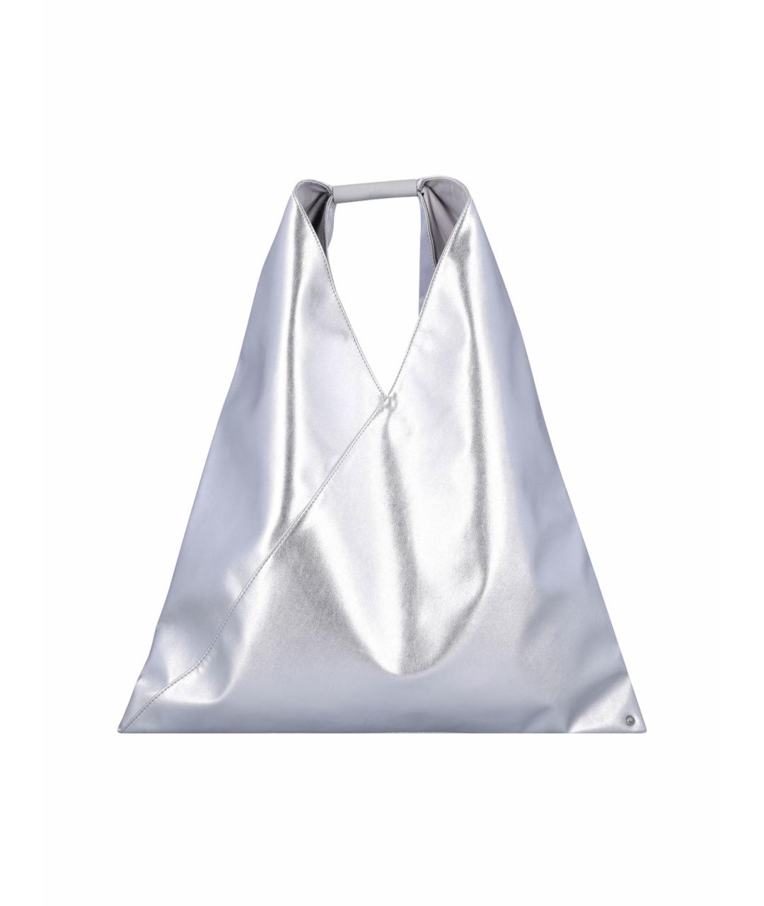 MM6 MAISON MARGIELA Серебряная сумка через плечо из искусственной кожи, фото 1