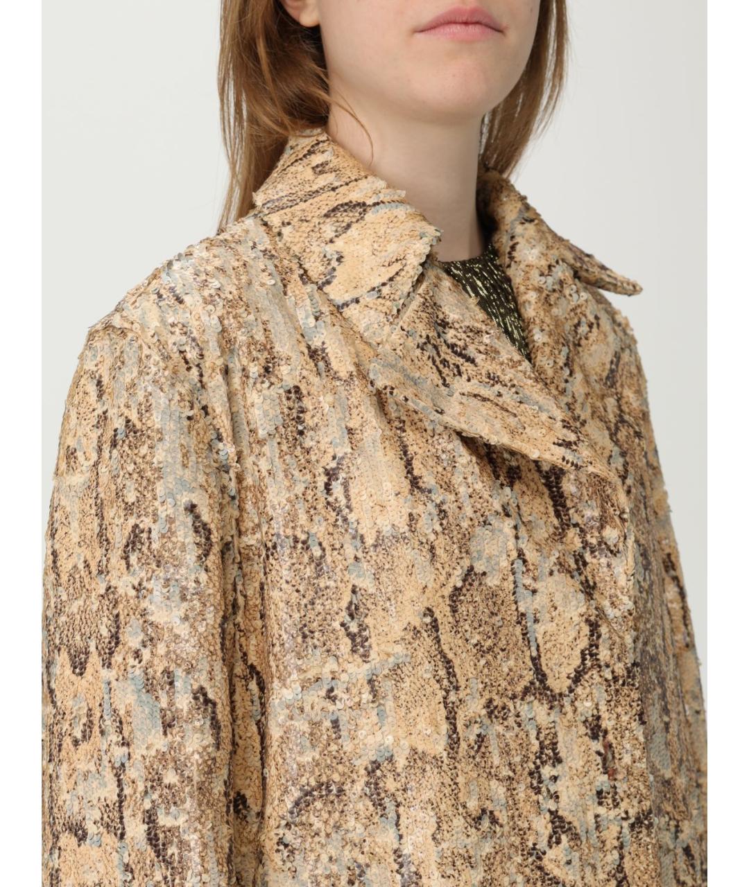 DRIES VAN NOTEN Бежевое пальто, фото 6