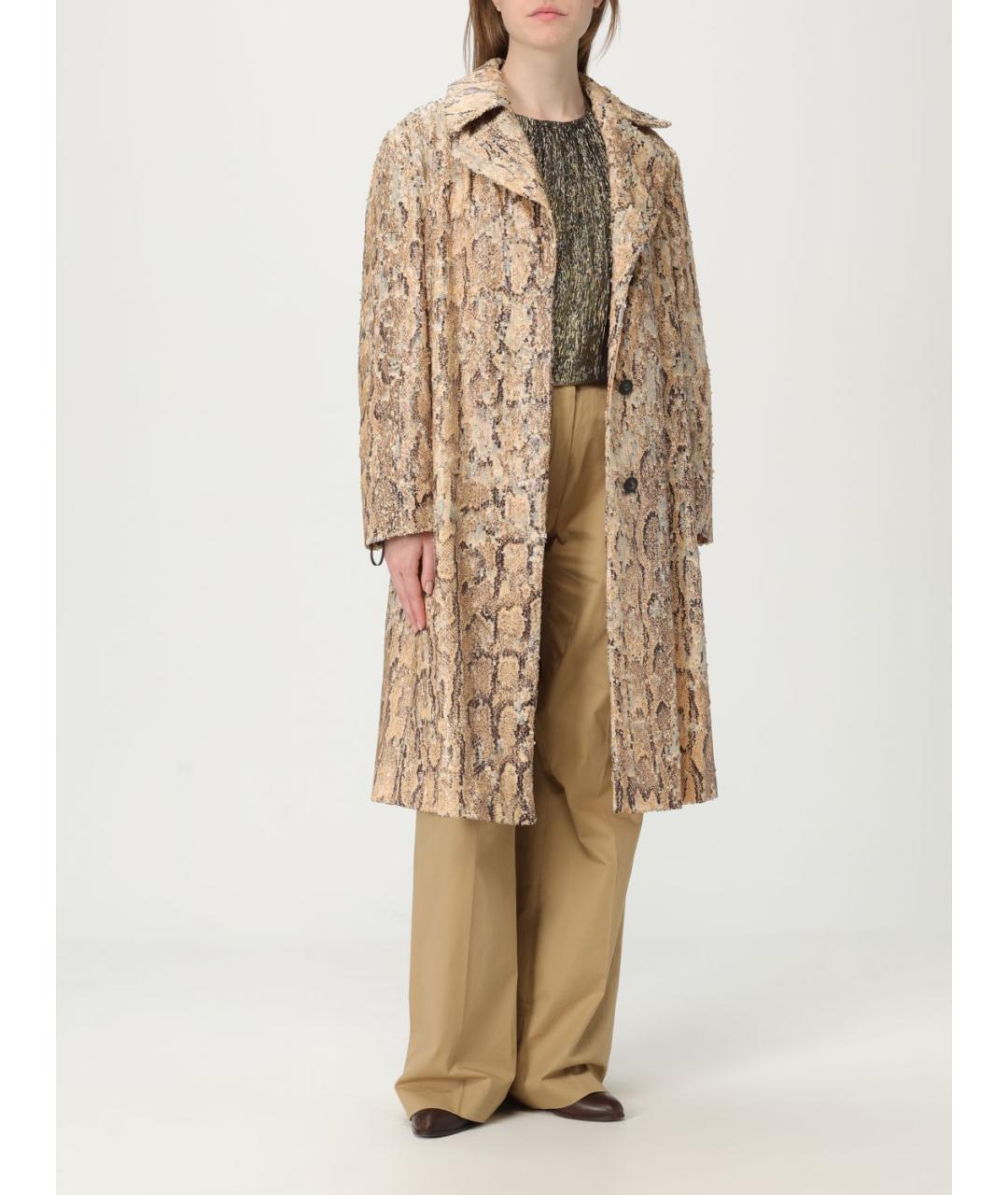 DRIES VAN NOTEN Бежевое пальто, фото 3