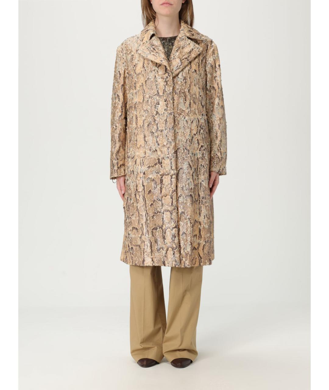 DRIES VAN NOTEN Бежевое пальто, фото 2