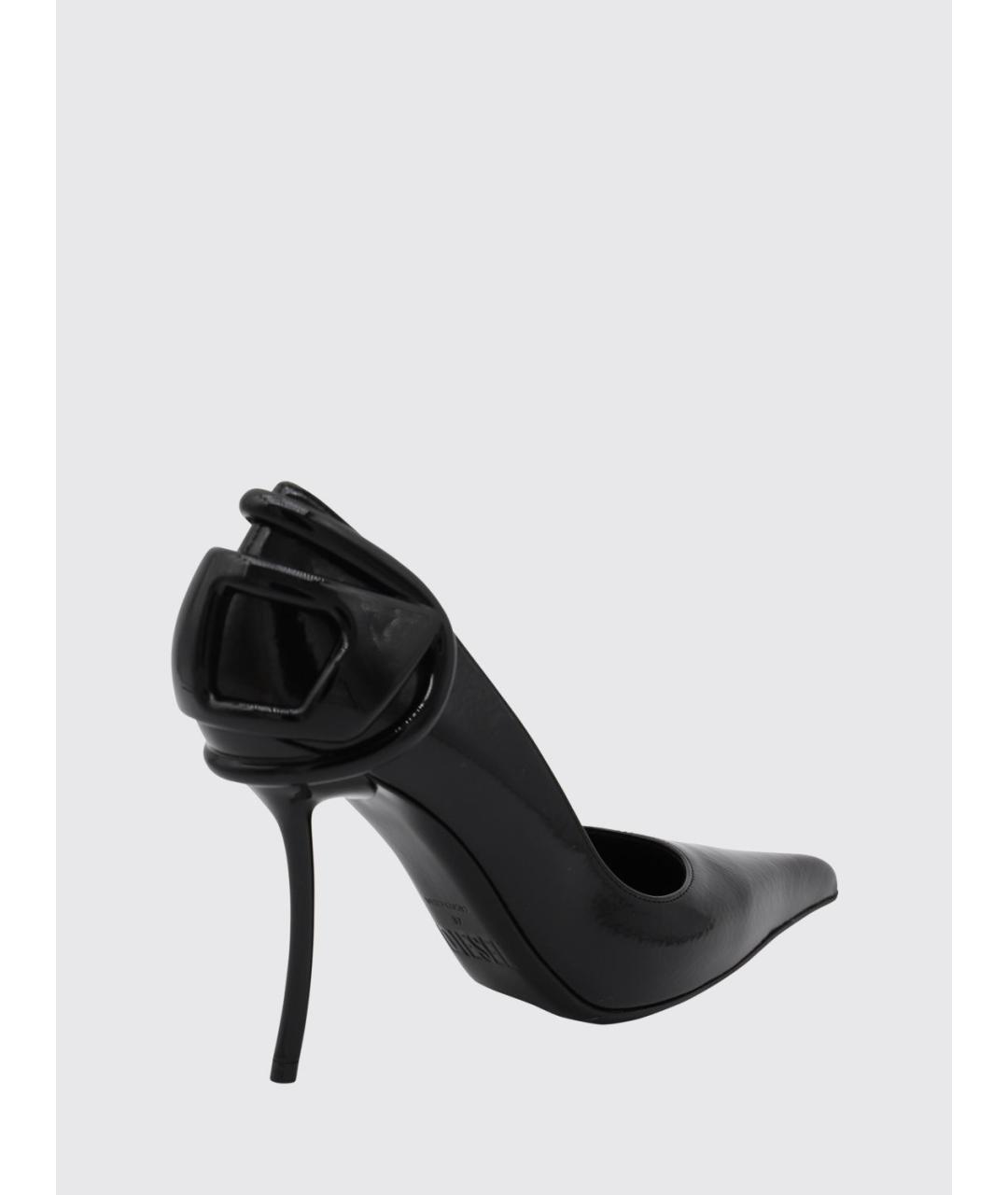 DIESEL Черные туфли из искусственной кожи, фото 2