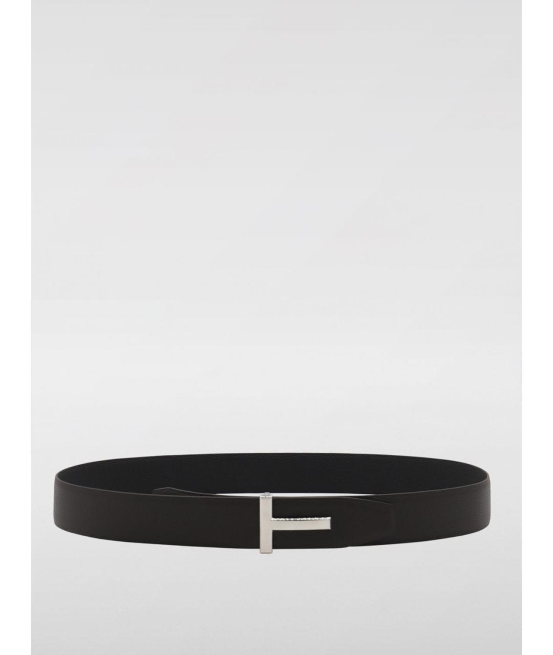 TOM FORD Коричневый кожаный ремень, фото 3