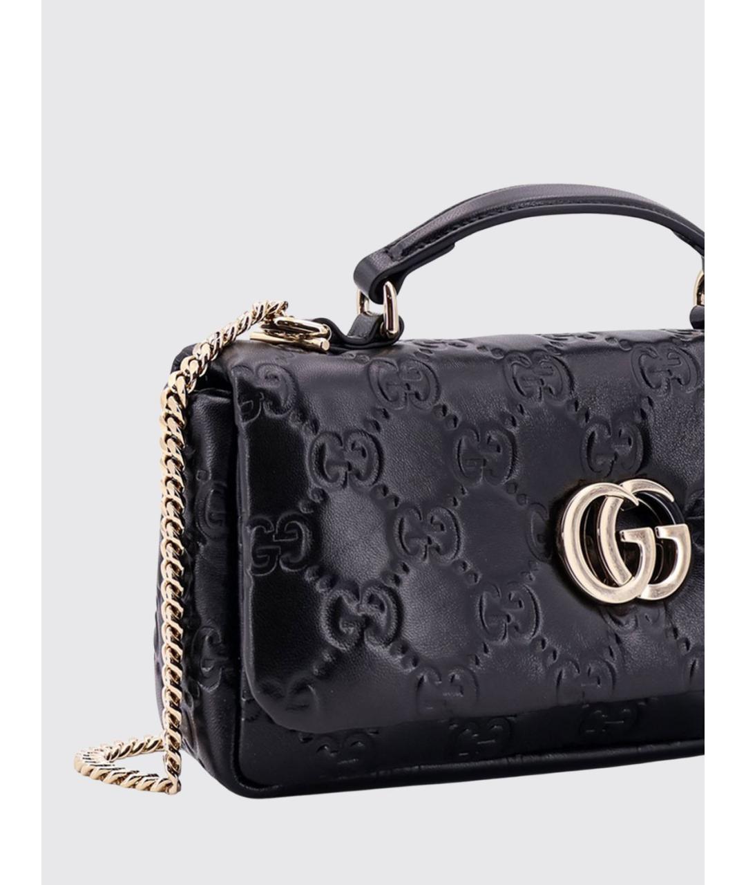 GUCCI Черная сумка с короткими ручками, фото 3