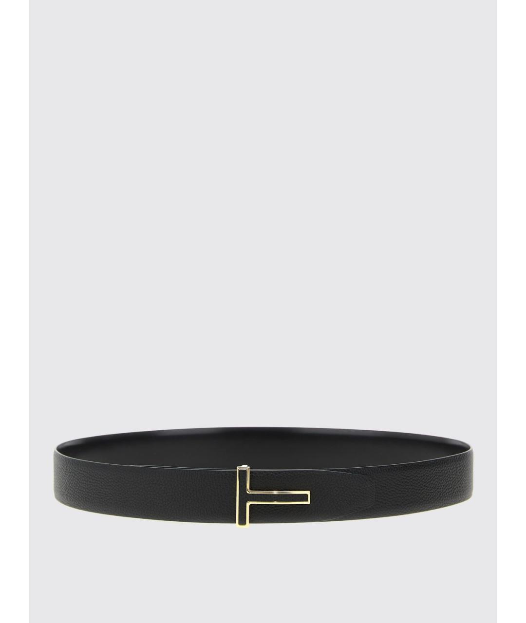 TOM FORD Черный кожаный ремень, фото 4