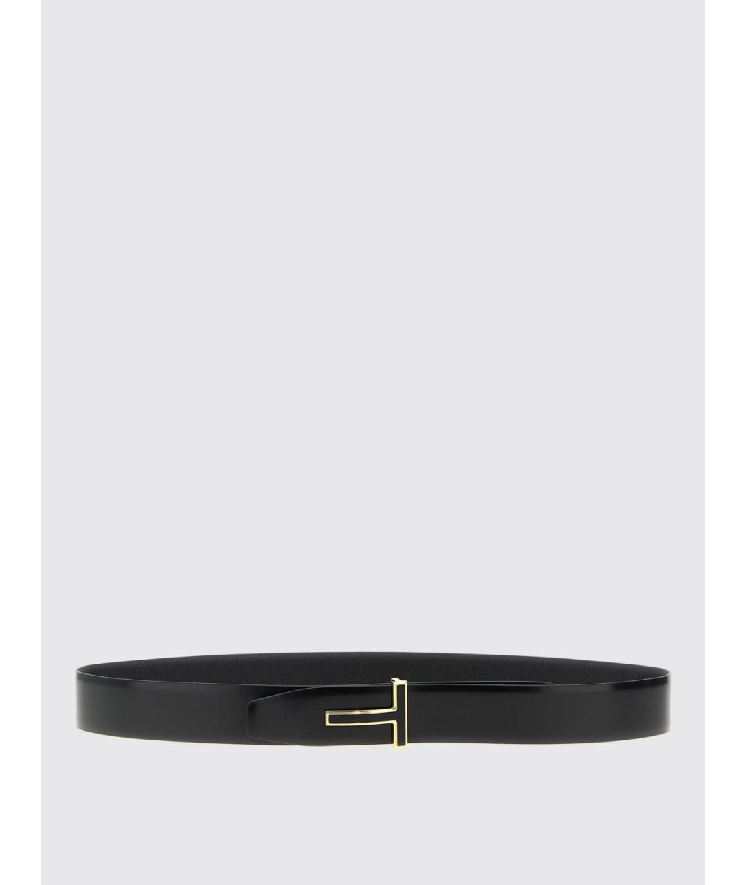 TOM FORD Черный кожаный ремень, фото 2