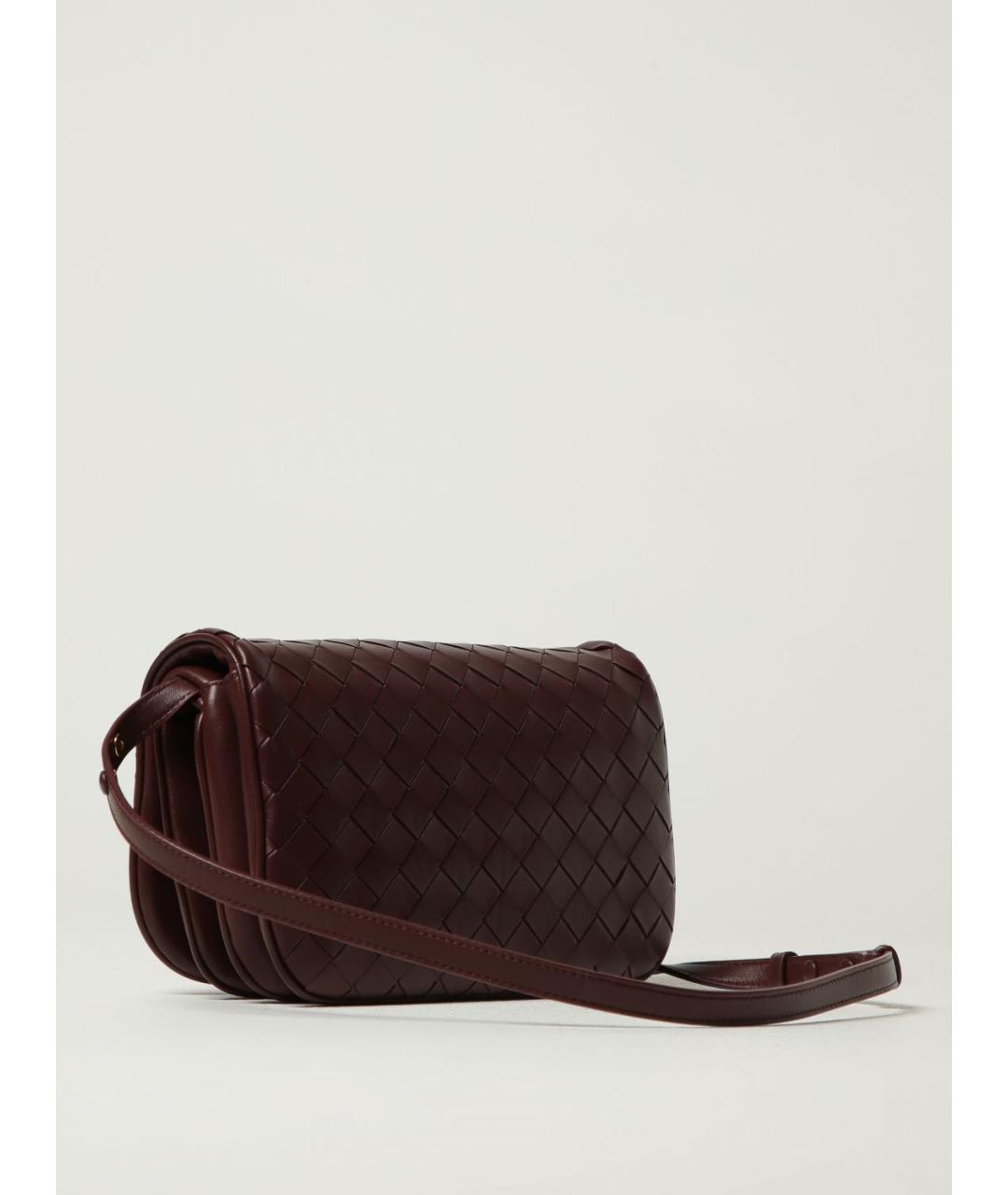 BOTTEGA VENETA Коричневая кожаная сумка через плечо, фото 2