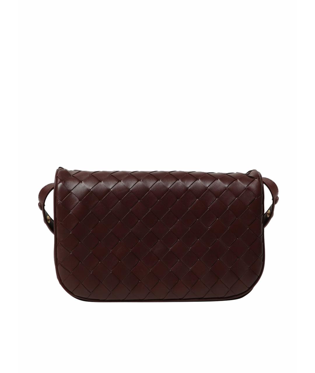 BOTTEGA VENETA Коричневая кожаная сумка через плечо, фото 1