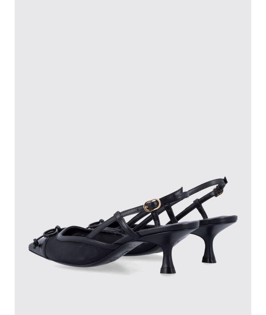 STUART WEITZMAN Черные кожаные туфли, фото 3