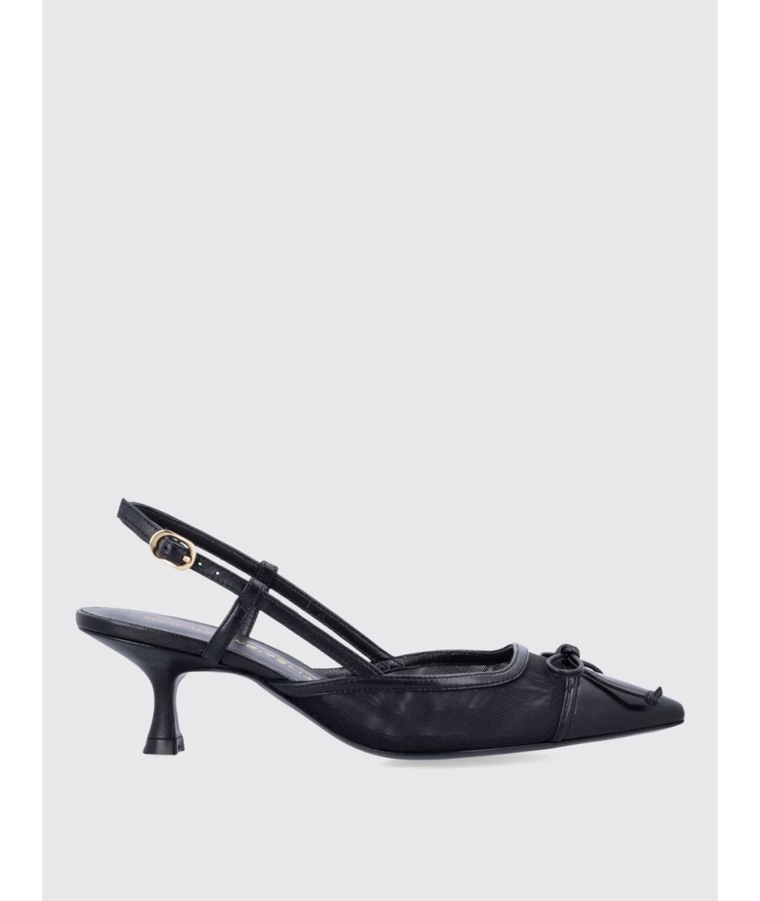 STUART WEITZMAN Черные кожаные туфли, фото 4