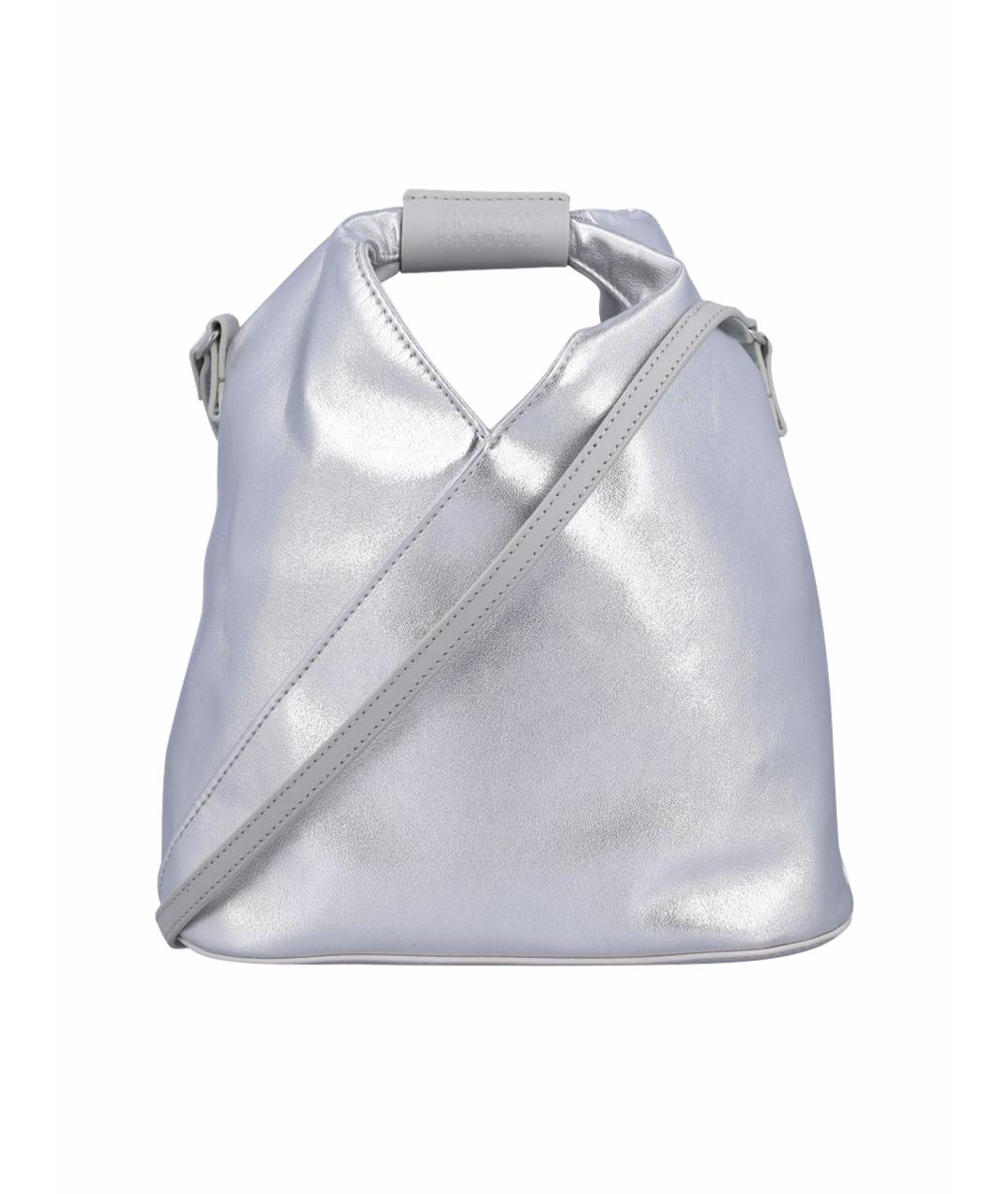 MM6 MAISON MARGIELA Серебряная сумка тоут, фото 1