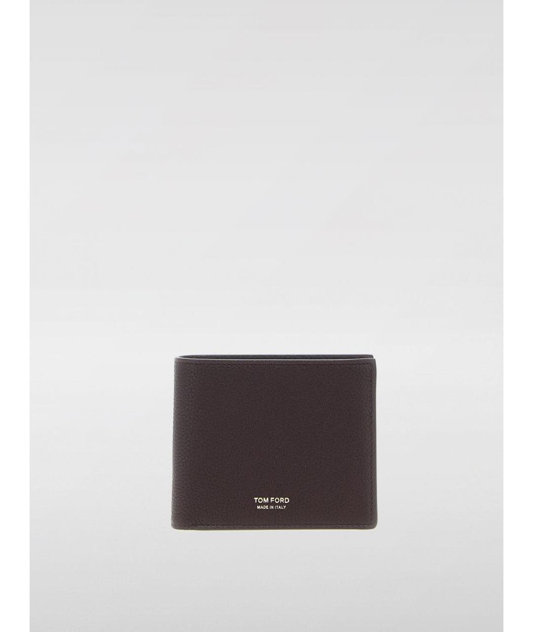 TOM FORD Коричневый кожаный кошелек, фото 4