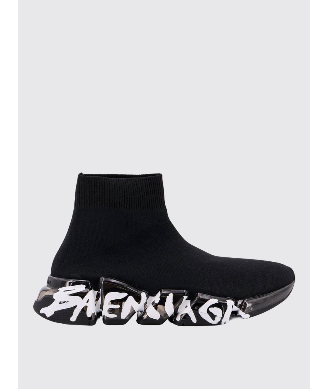 BALENCIAGA Черные синтетические кроссовки, фото 4