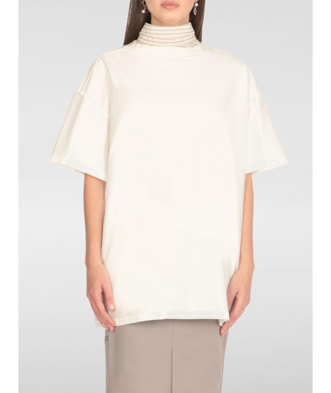 MAISON MARGIELA Белая футболка, фото 2