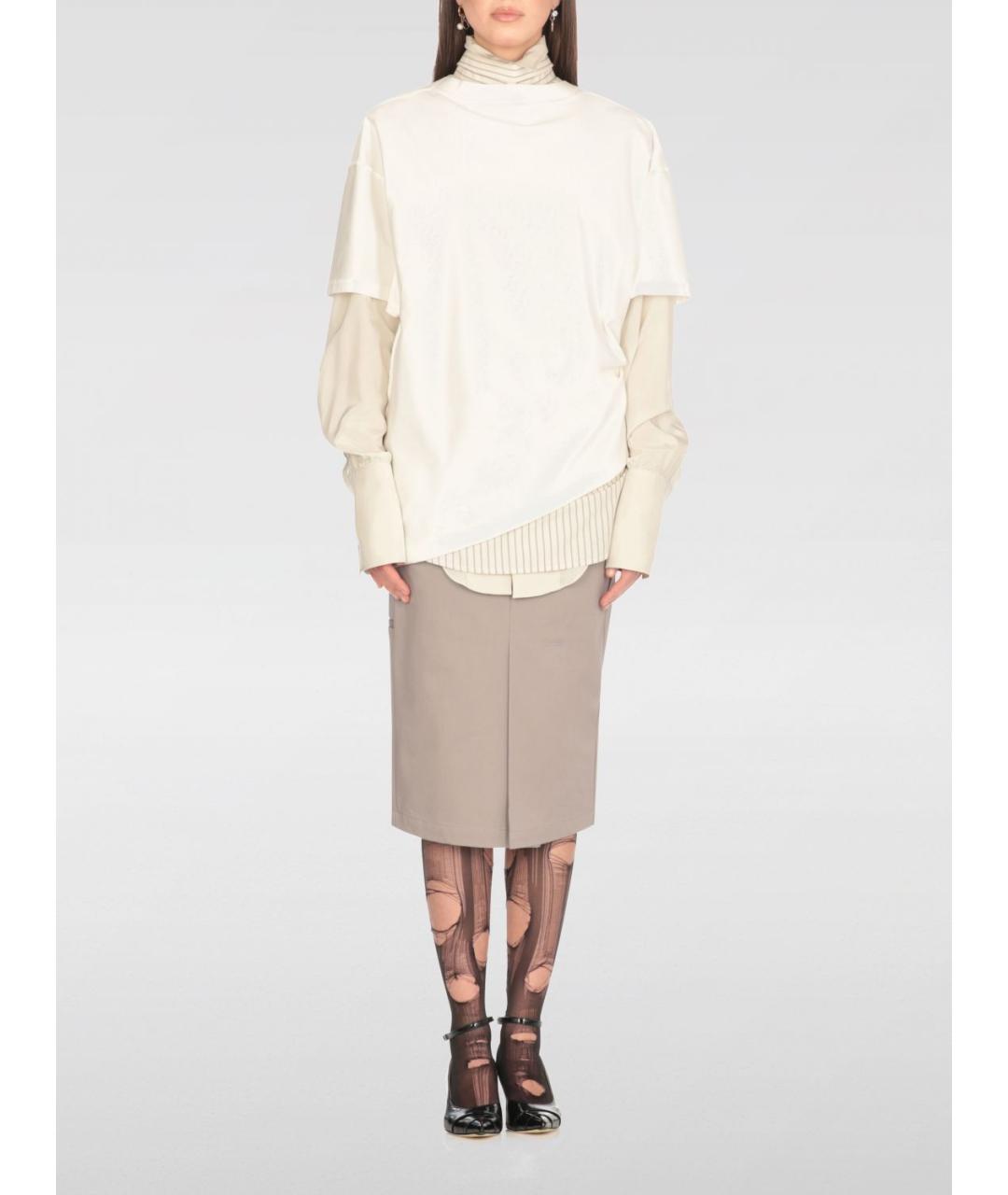 MAISON MARGIELA Белая футболка, фото 3