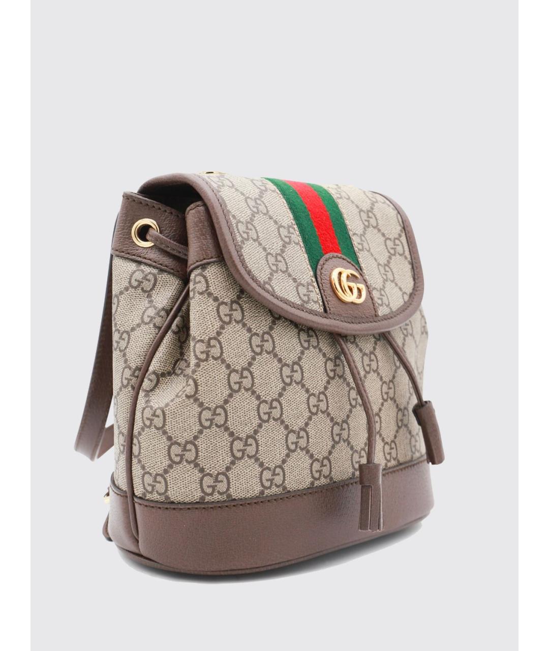 GUCCI Коричневый рюкзак, фото 3
