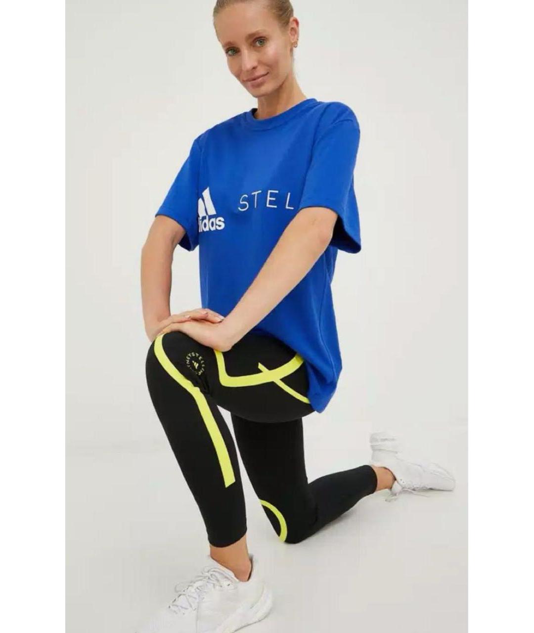 ADIDAS BY STELLA MCCARTNEY Синяя футболка, фото 4