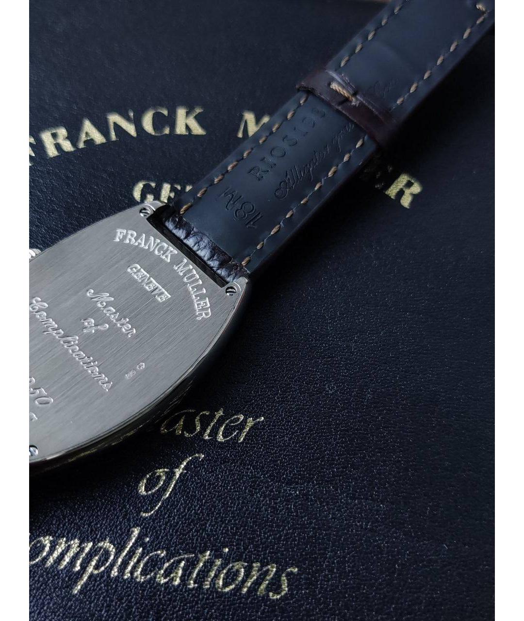 FRANCK MULLER Черные часы из белого золота, фото 7