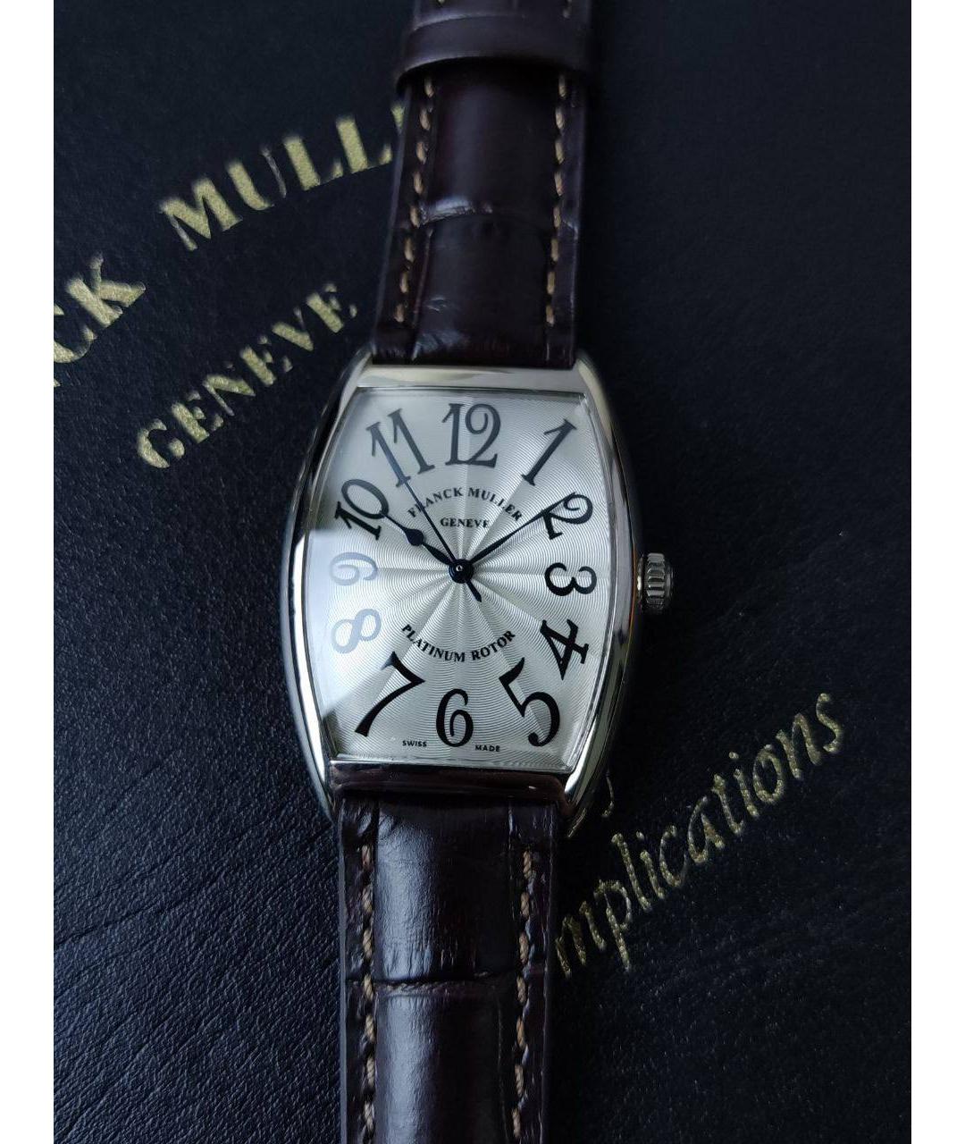 FRANCK MULLER Черные часы из белого золота, фото 4