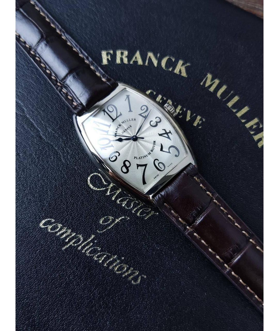 FRANCK MULLER Черные часы из белого золота, фото 3