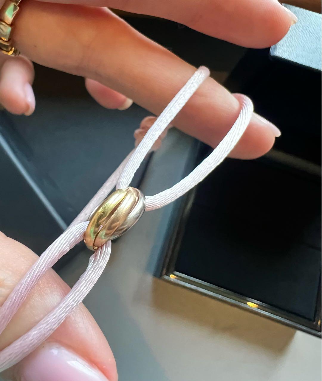 CARTIER Розовый браслет из желтого золота, фото 3