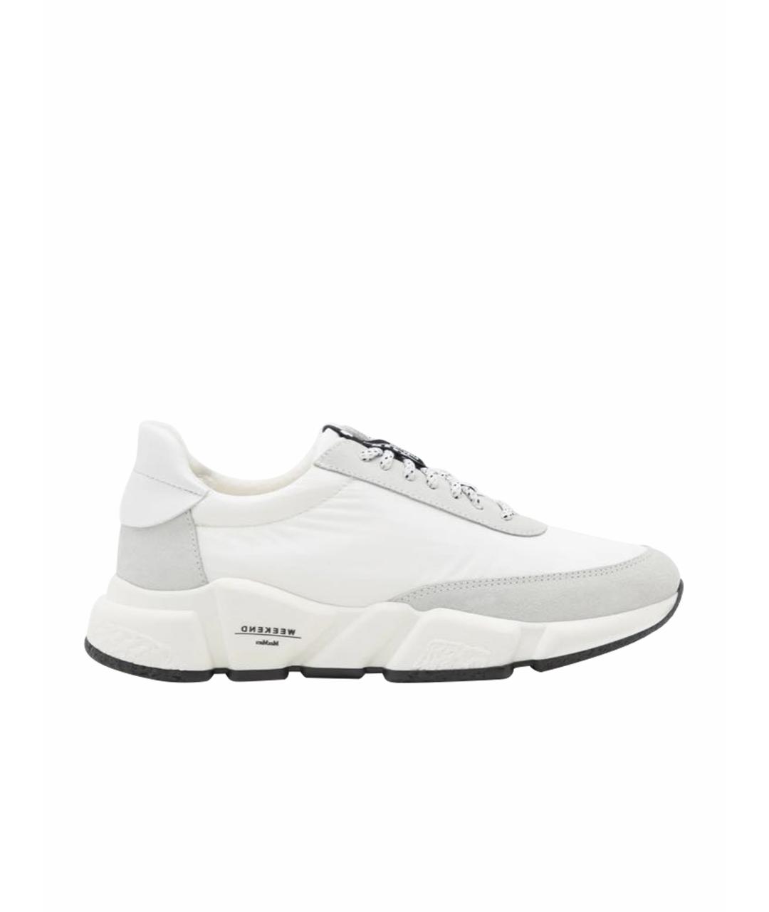 WEEKEND MAX MARA Белые кожаные кроссовки, фото 1