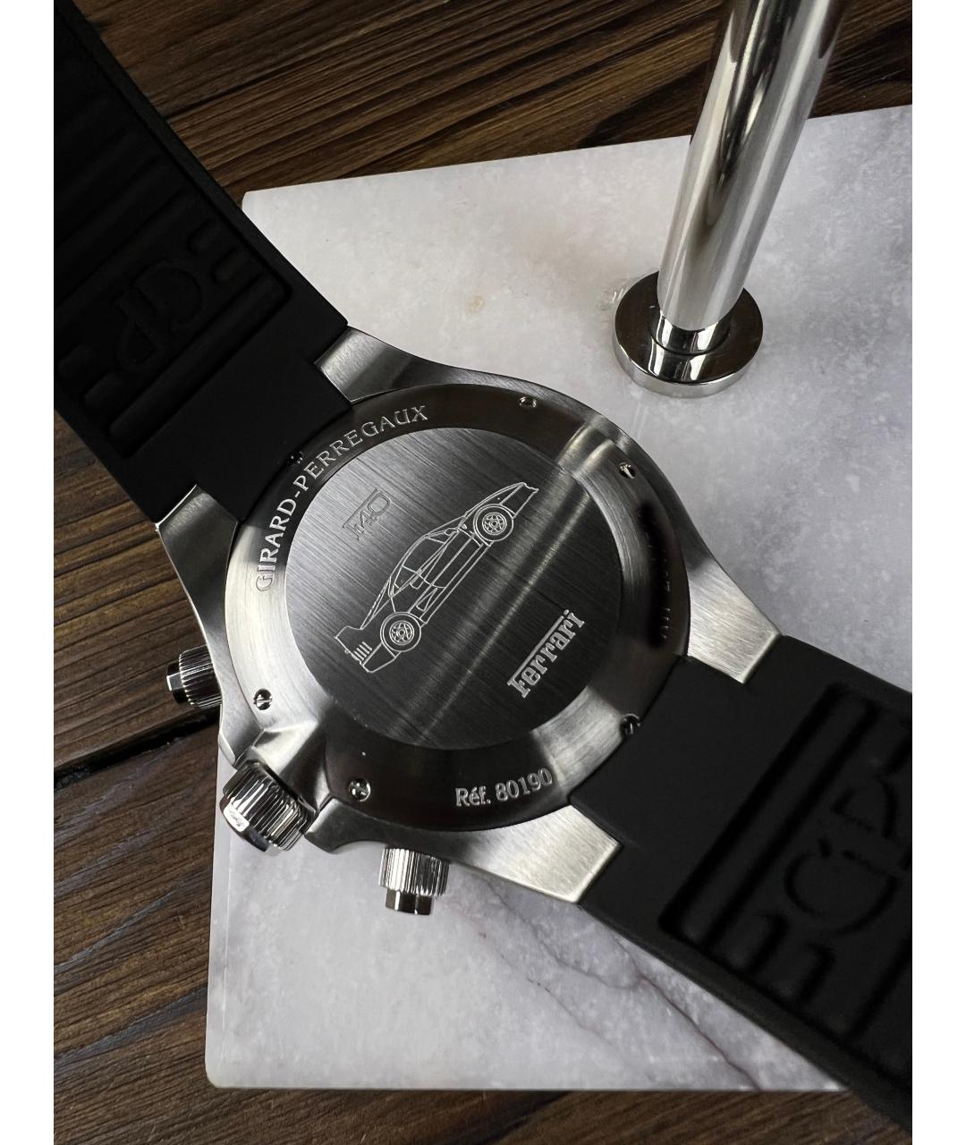 GIRARD PERREGAUX Черные часы, фото 5
