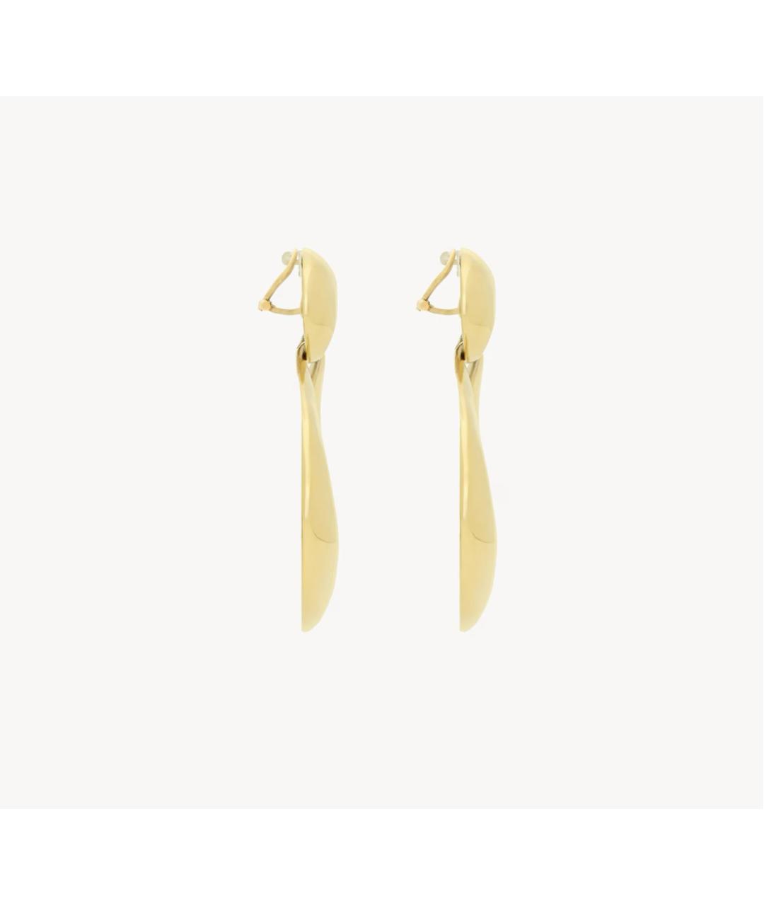 SAINT LAURENT Золотые серьги, фото 3