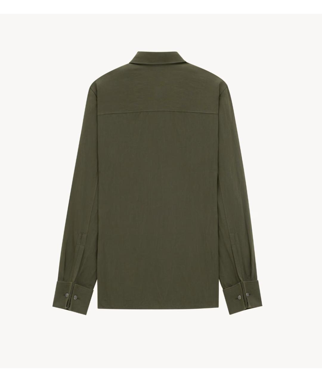 SAINT LAURENT Хаки рубашка, фото 2