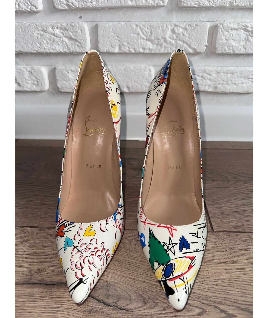 CHRISTIAN LOUBOUTIN Мульти кожаные туфли, фото 2