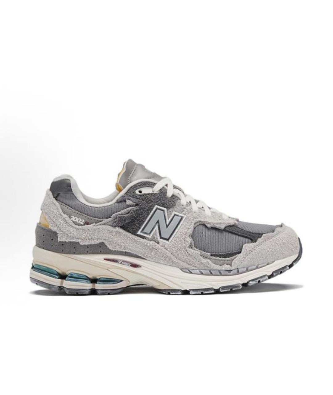 NEW BALANCE Серые замшевые низкие кроссовки / кеды, фото 9
