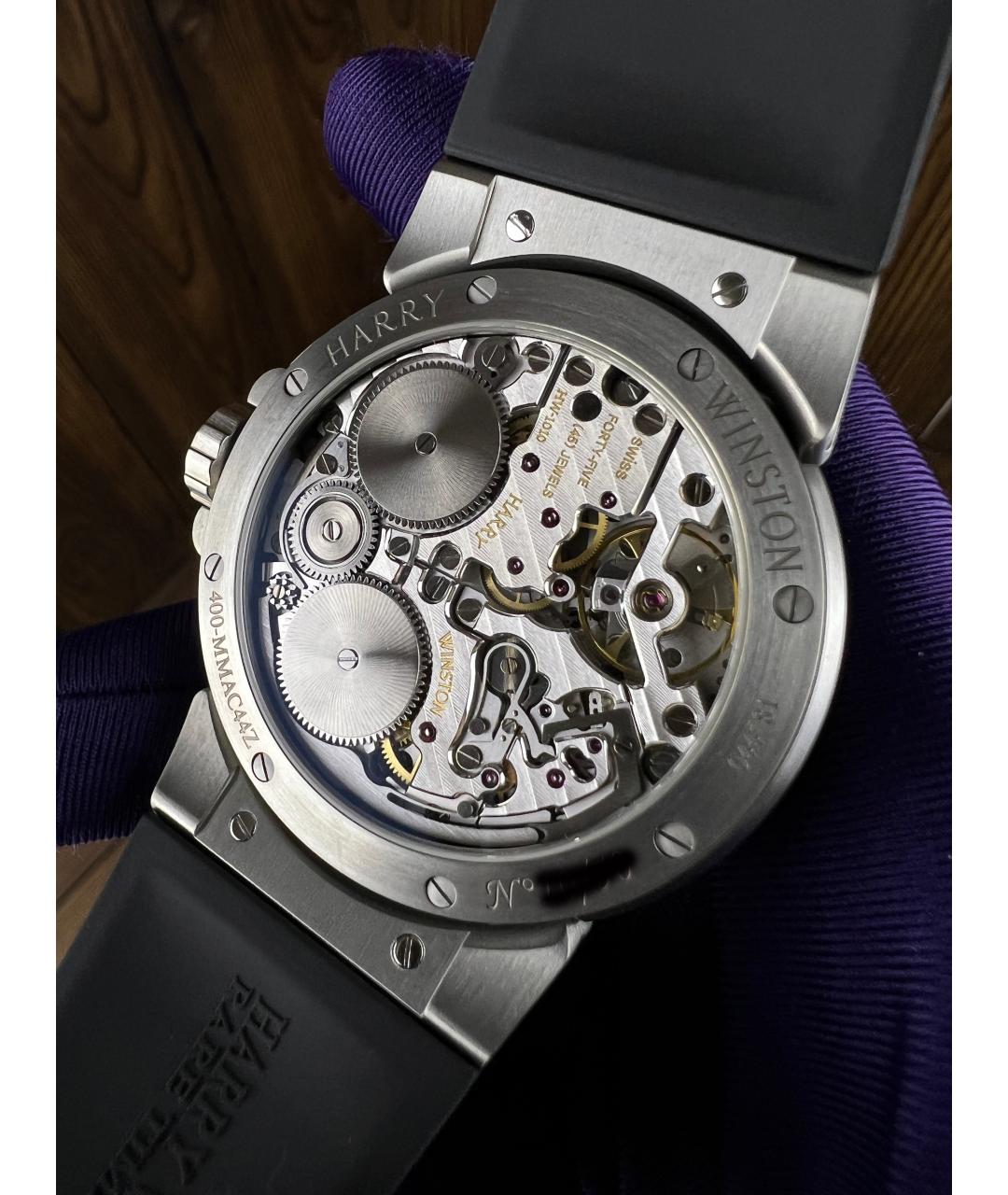 Harry Winston Черные часы, фото 6