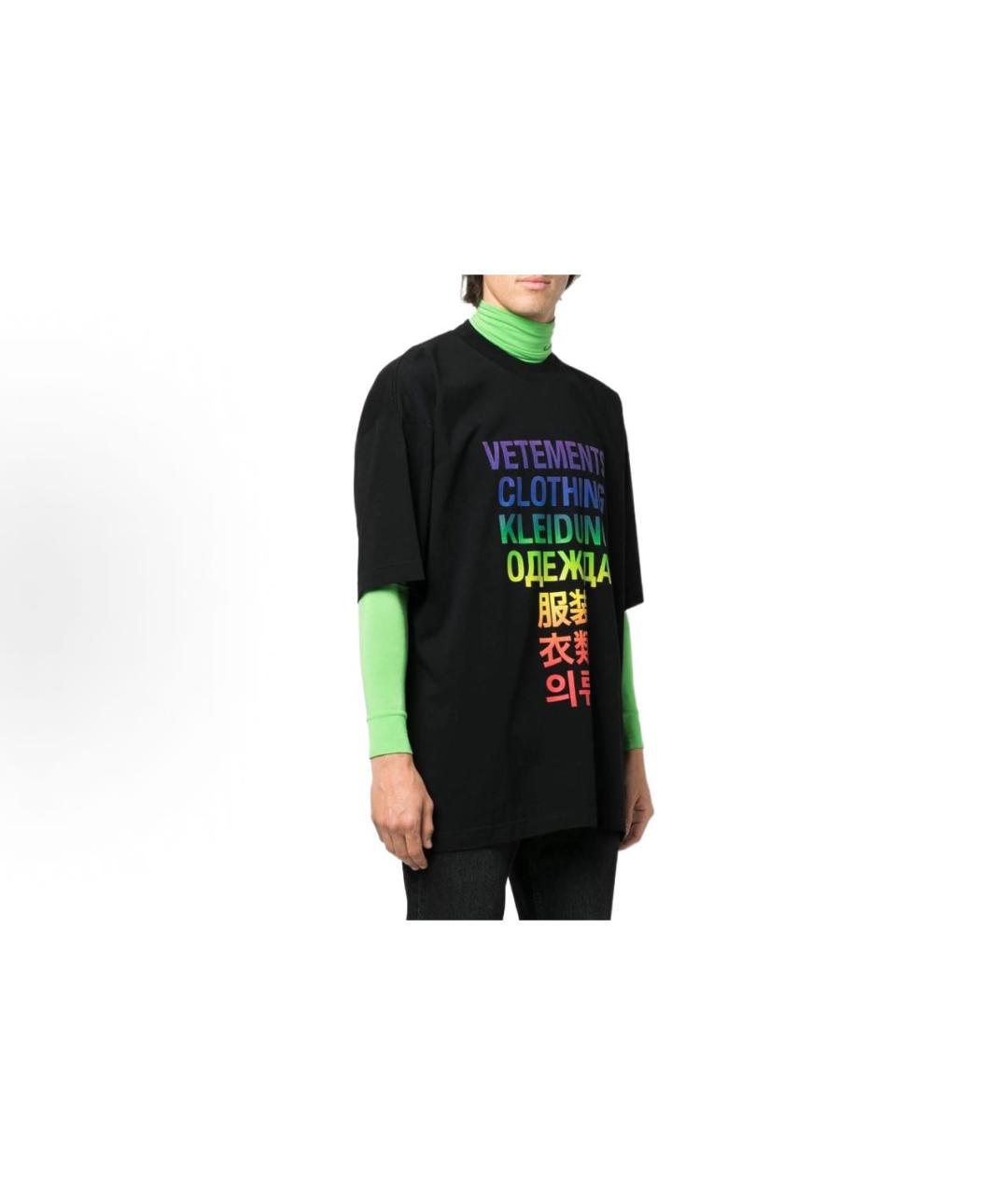 VETEMENTS Хлопковая футболка, фото 4