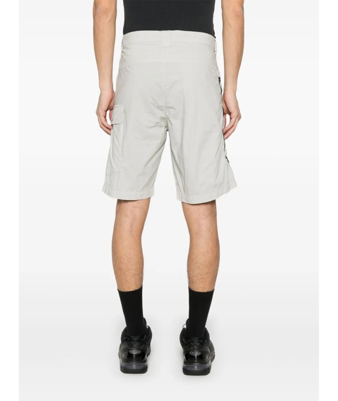 CP COMPANY Серые хлопковые шорты, фото 4